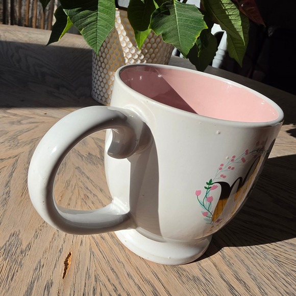 Unbranded Mom Coffee Mug Women OS White Pink Floral Heart Mothers Day Gift - Picture 4 of 5